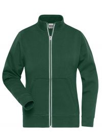 Arbeits Sweatjacke Damen Grün